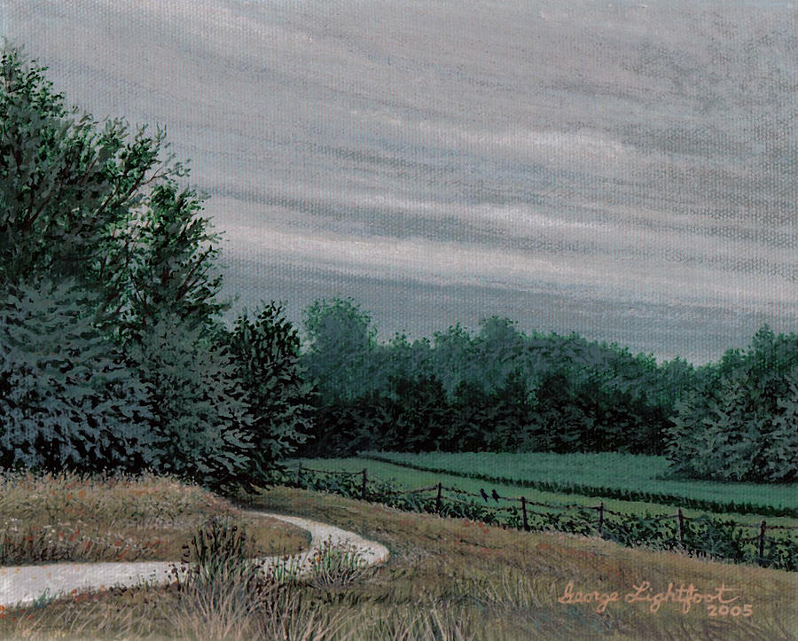 Blue River Trace No.8 Painting by George Lightfoot