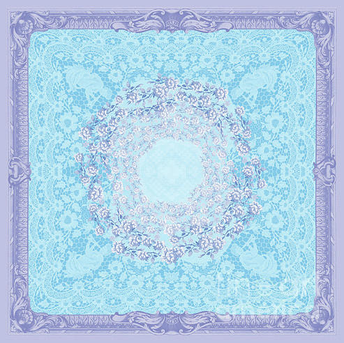 Flower Digital Art - Blue Room by Doveen Schecter