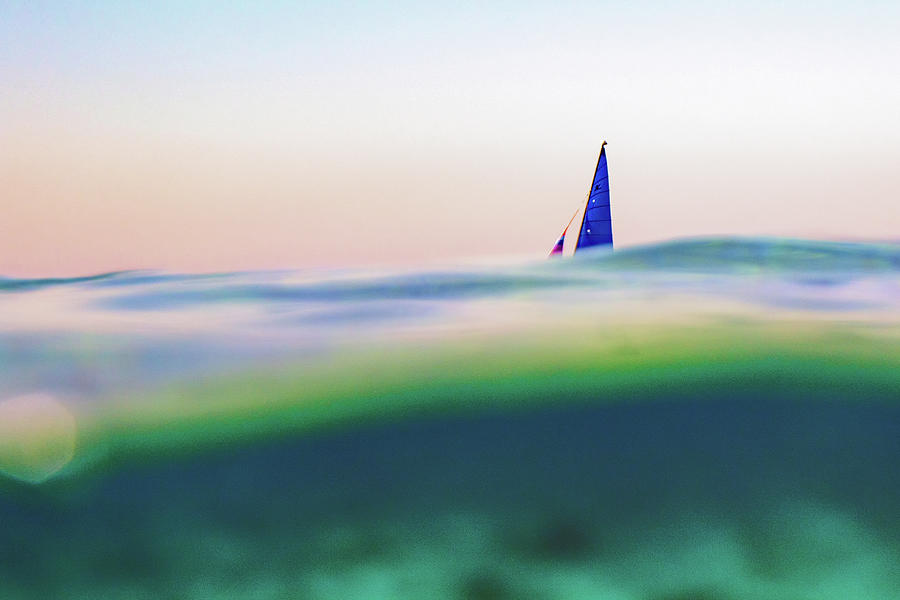 Blue Sail Photograph by Stelios Kleanthous