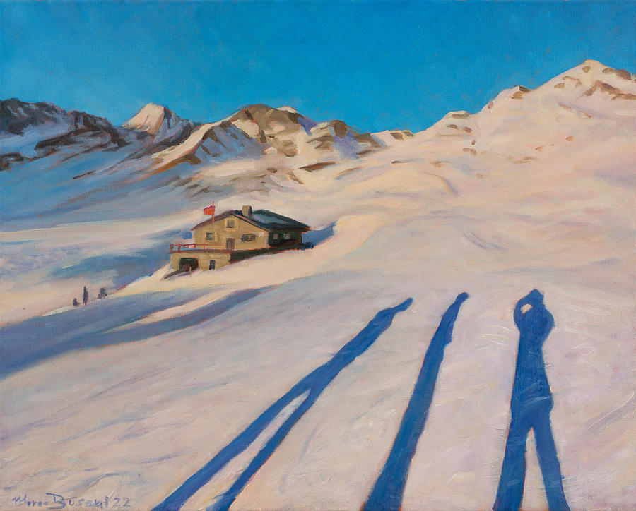 Blue shadows Painting by Marco Busoni