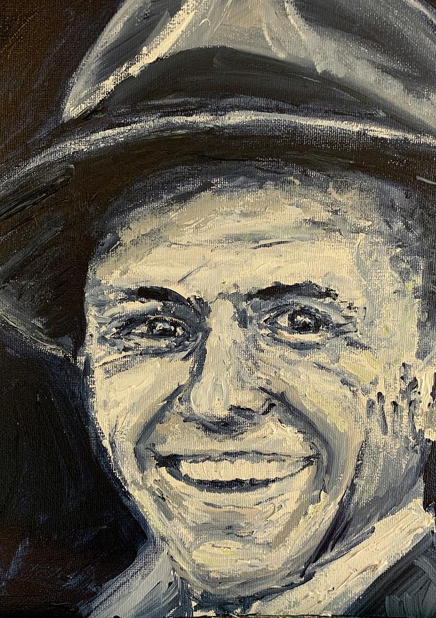 Blue Sinatra Painting by Lynn Shaffer