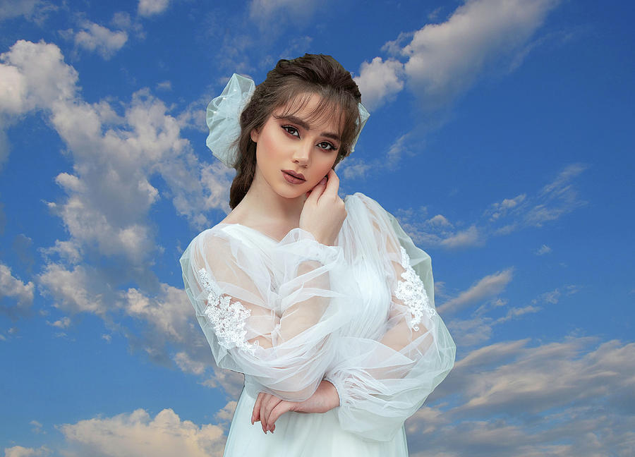 Blue Skies and Bridal Sighs Photograph by Marilyn MacCrakin