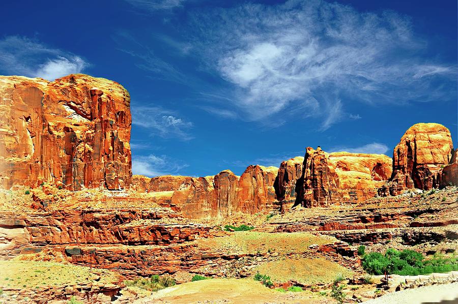 Arches National Park Photograph - Blue Skies at Arches 3 by Marty Koch