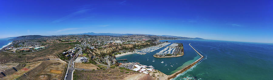 Blue Skies At Dana Point Photograph by Marcus Jones