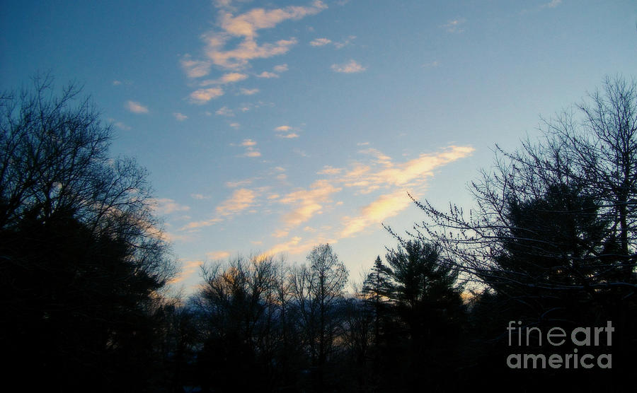 Blue Sky After The Morning Storm - Soft Effect Photograph by Frank J Casella