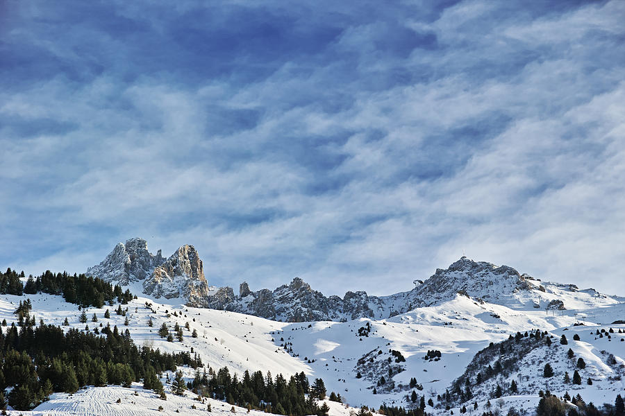 Blue Sky and Mountain Clouds Photograph by Christopher West Blue Sky and Mountain Clouds Photograph by Christopher West