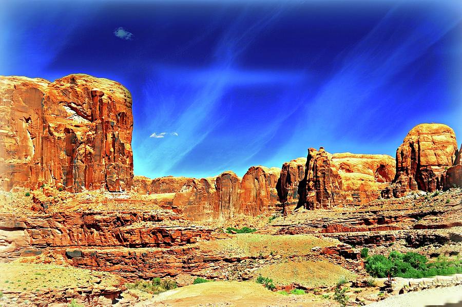 Arches National Park Photograph - Blue Sky at Arches by Marty Koch