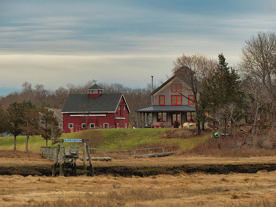 Blue Sky Farm Photograph by Scott Hufford Pixels