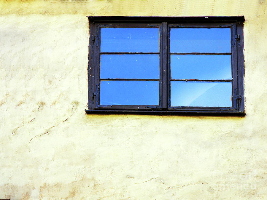 Blue Sky Reflecttions - Cesky Krumlov Photograph by Rick Locke - Out of the Corner of My Eye
