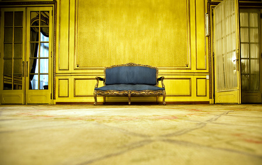 Blue Sofa Photograph by Nikada