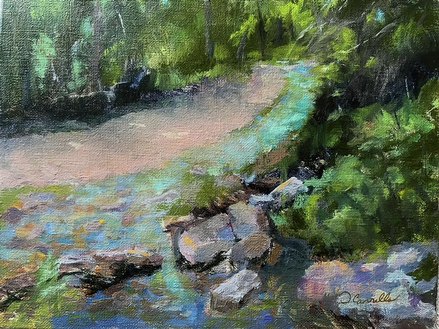 Blue Springs Painting by Donna Carrillo