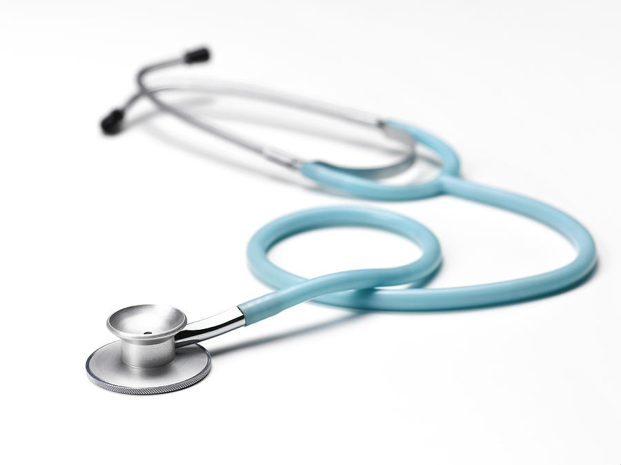 Blue Stethoscope  Photograph by Peter Dazeley