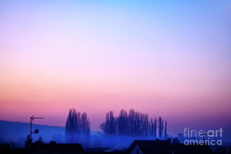 Blue Sunset Photograph by Nina Ficur Feenan