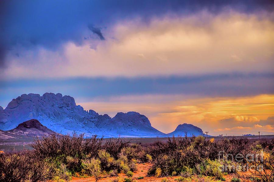 Blue Sunset NM-AZ Photograph by Diana Mary Sharpton