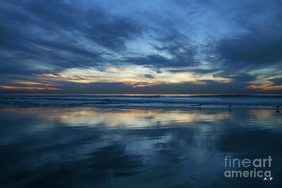 Blue Surf Cardiff By The Sea by John F Tsumas Blue Surf Cardiff By The Sea by John F Tsumas