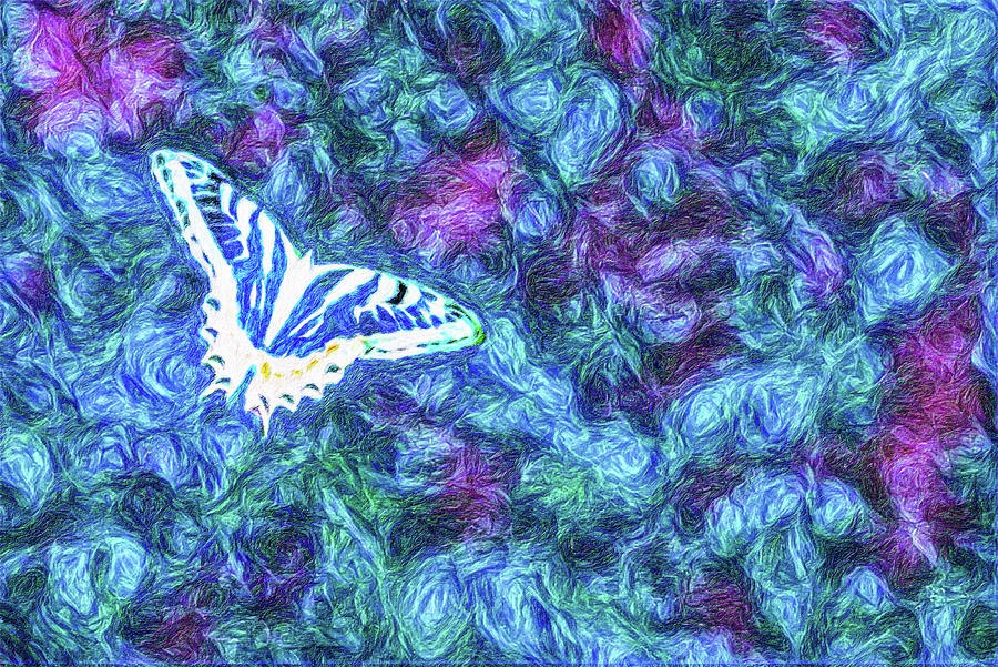 Blue Swallowtail Photograph by Diane Lindon Coy