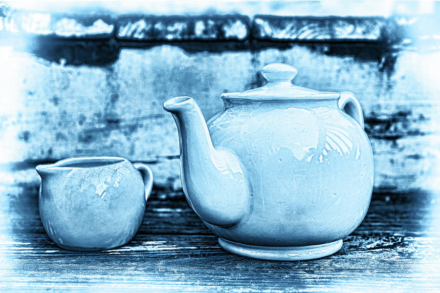 Blue Tea Photograph by Sharon Popek