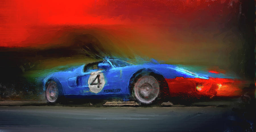 Blue Thunder Digital Art by Alan Greene