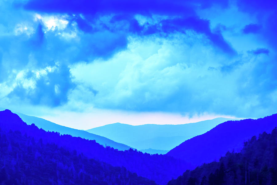 Blue Tones of the Great Smoky Mountains Photograph by Scott Prokop ...