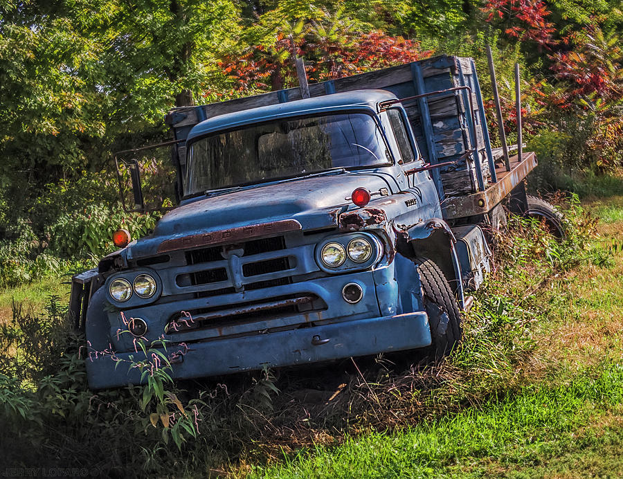 Blue Truck Photograph by Jerry LoFaro