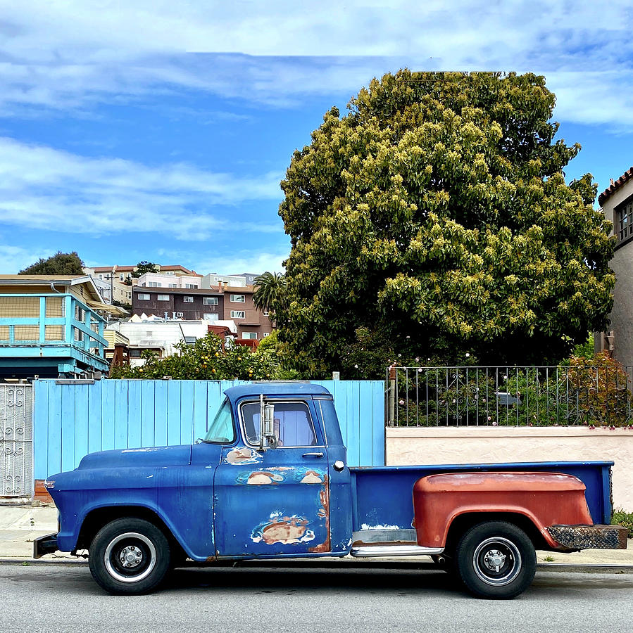 Blue Truck Photograph by Julie Gebhardt