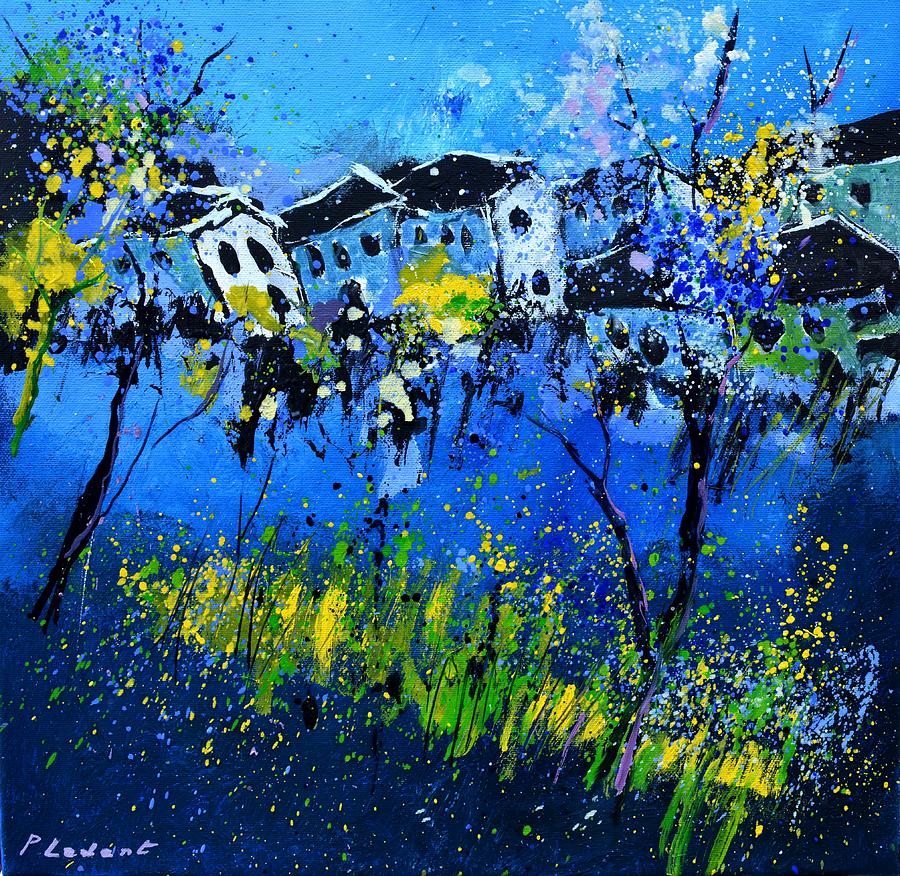 Blue Village Painting