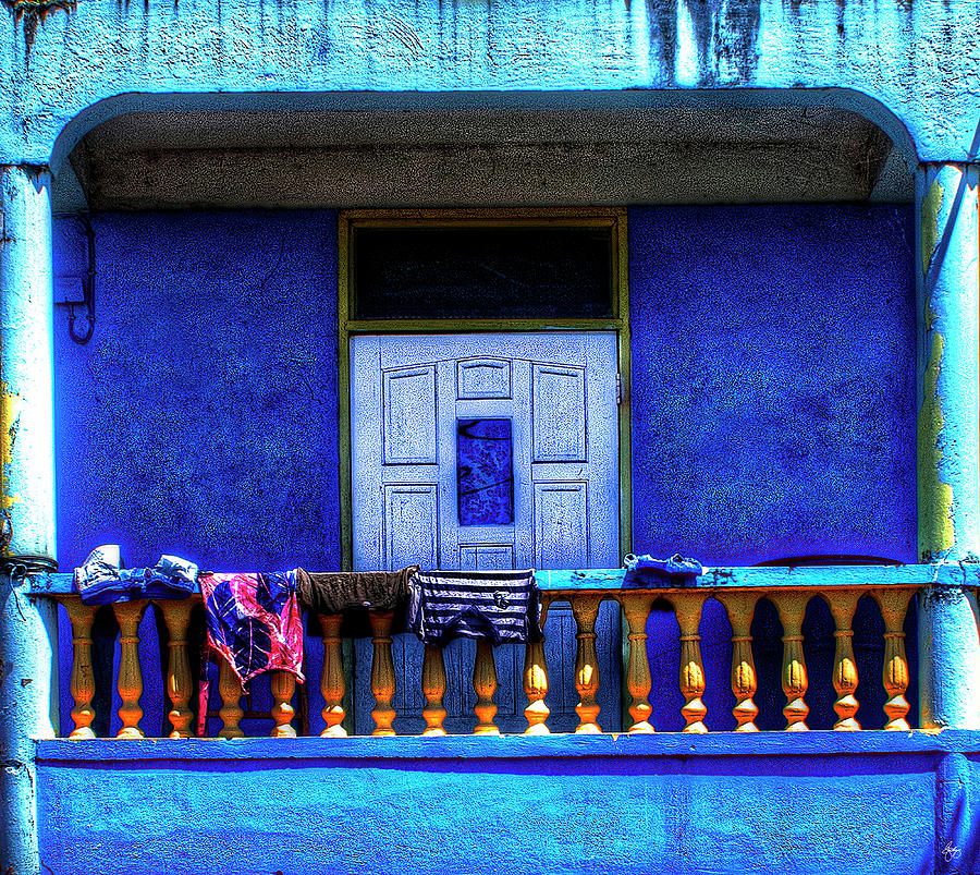 Blue Washday Photograph by Wayne King
