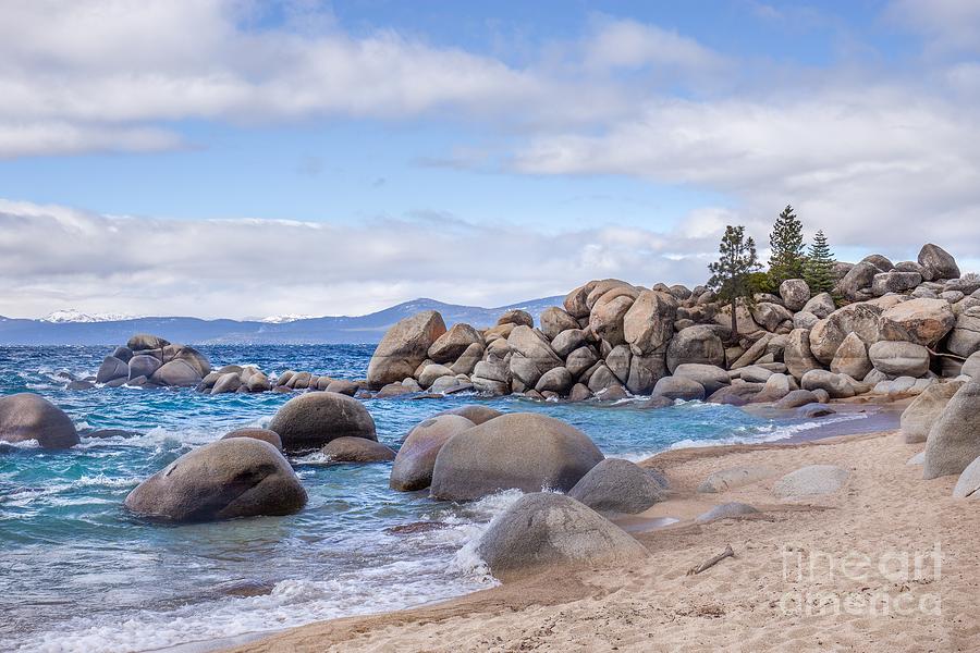 Blue Waters of Lake Tahoe  Photograph by Leslie Wells