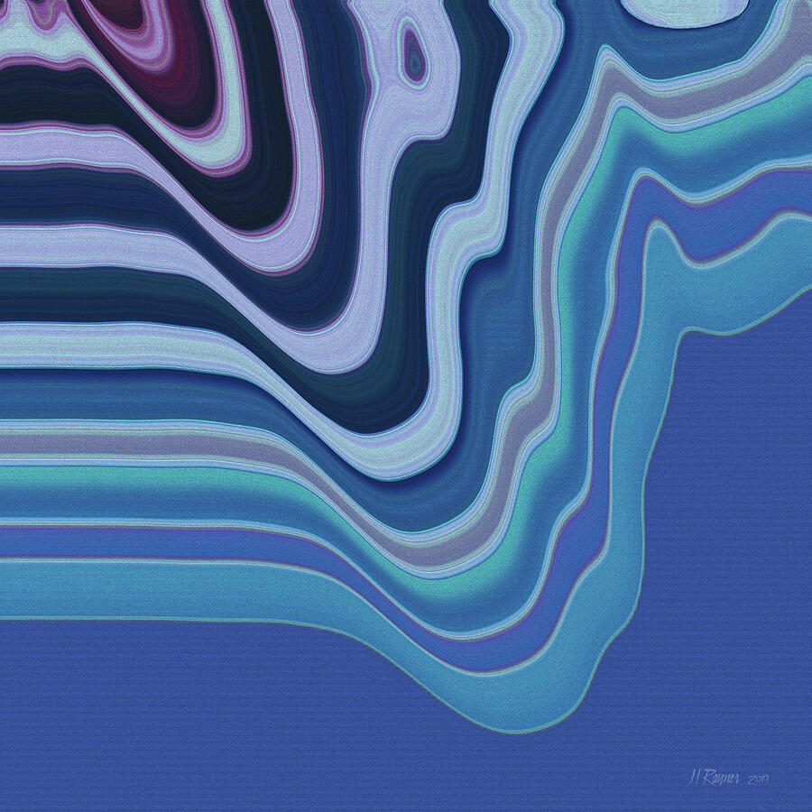 Blue Wave Digital Art by Bamalam Art Blue Wave Digital Art by Bamalam Art