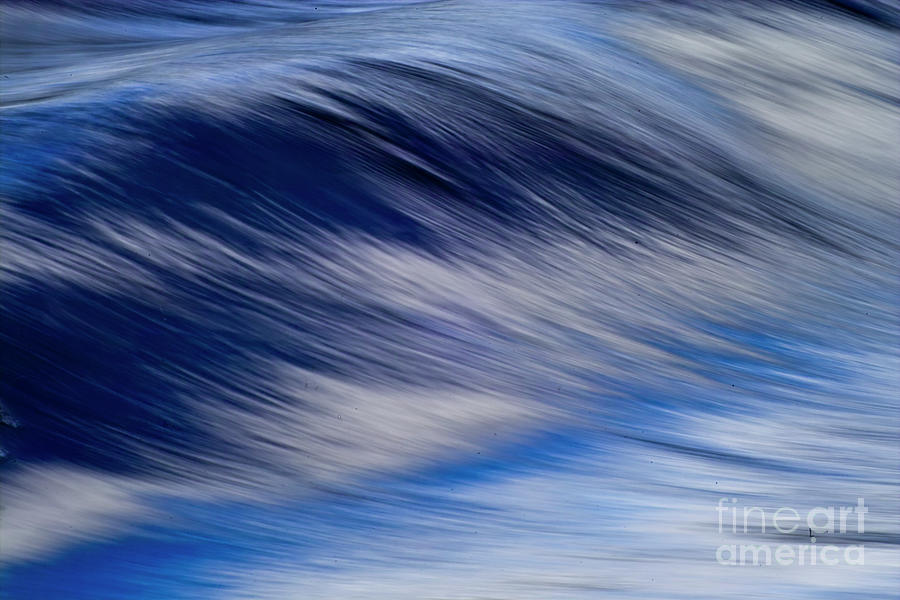 Blue Wave Photograph by Heiko Koehrer-Wagner