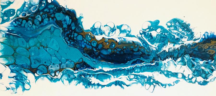 Blue Wave Painting