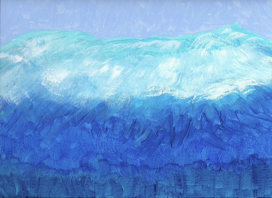 Blue Waves Painting by Michele Wilson