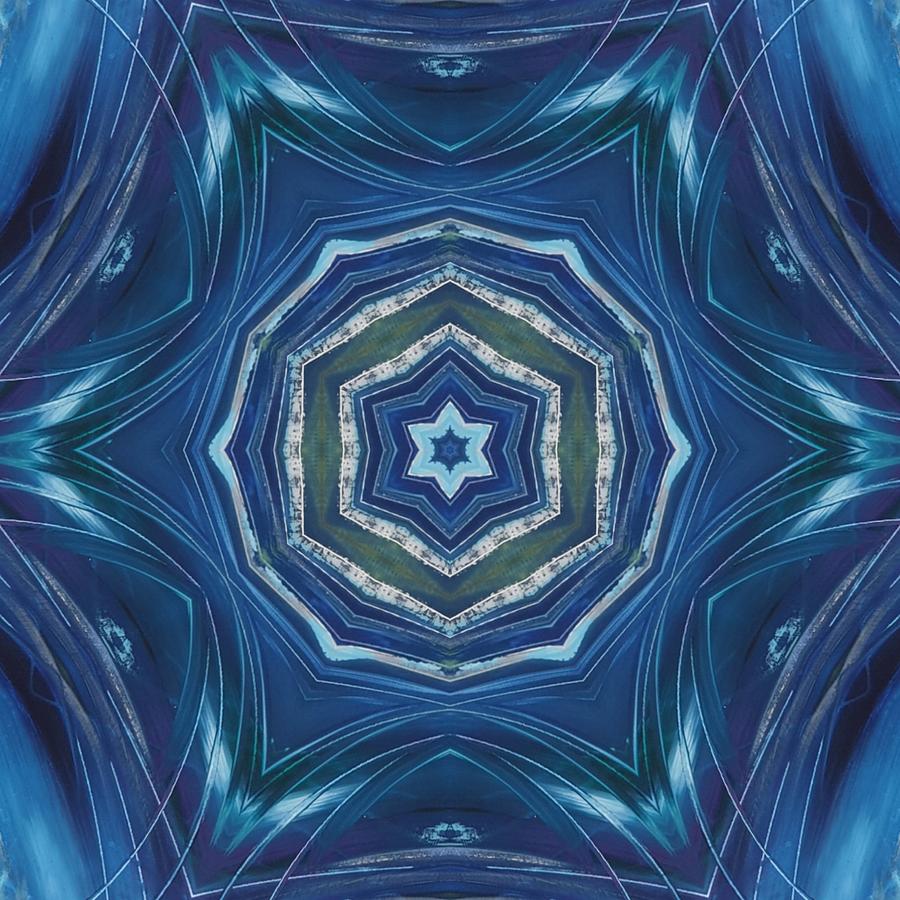 Blue Way  - Kaleidoscope Digital Art by Themayart
