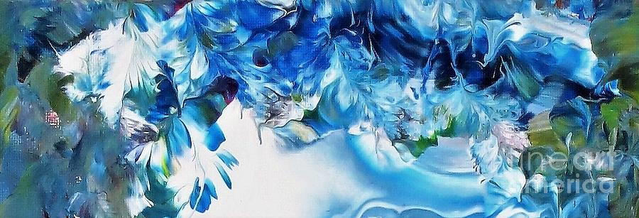 Blue Wishes Painting by Elisa Maggio