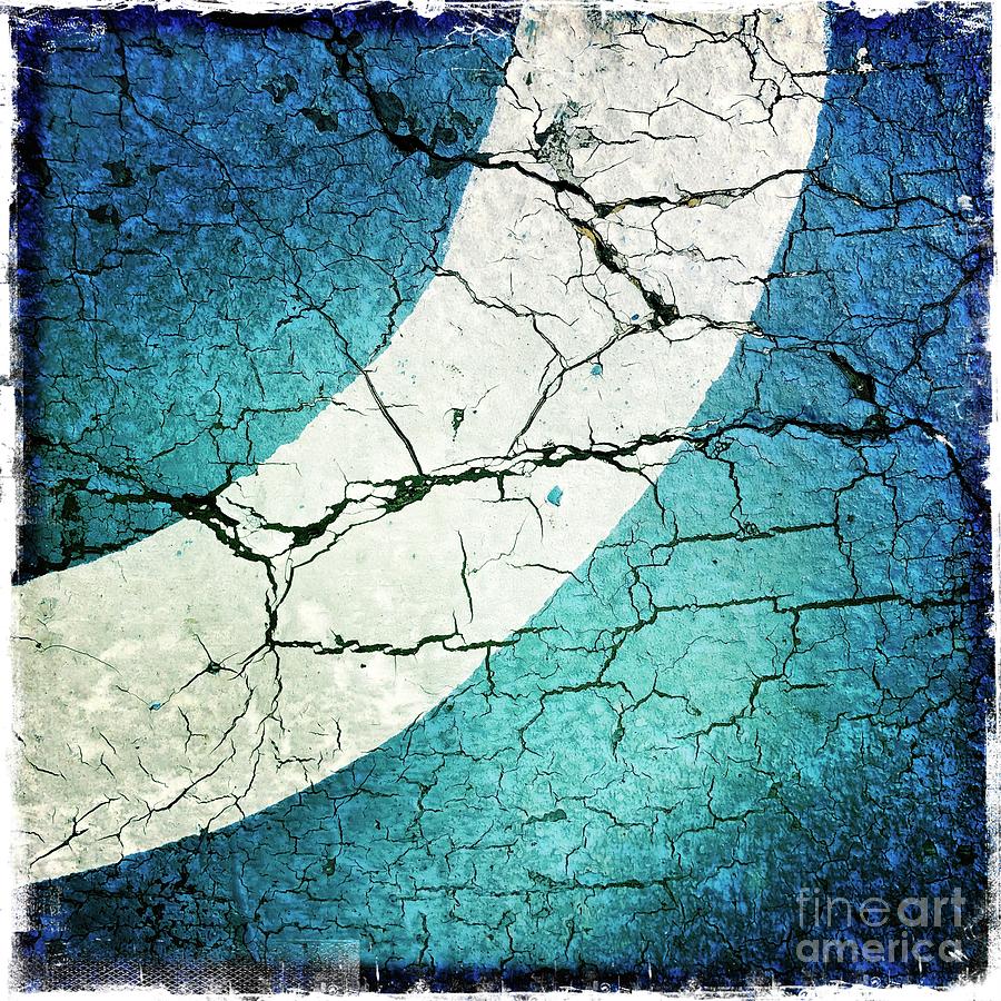 Abstract Photograph - Blue Zone by Miriam Danar