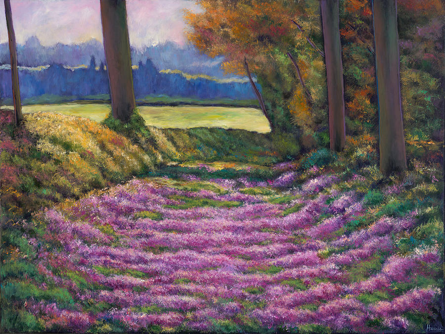 Spring Painting - Bluebell Paradise by Johnathan Harris