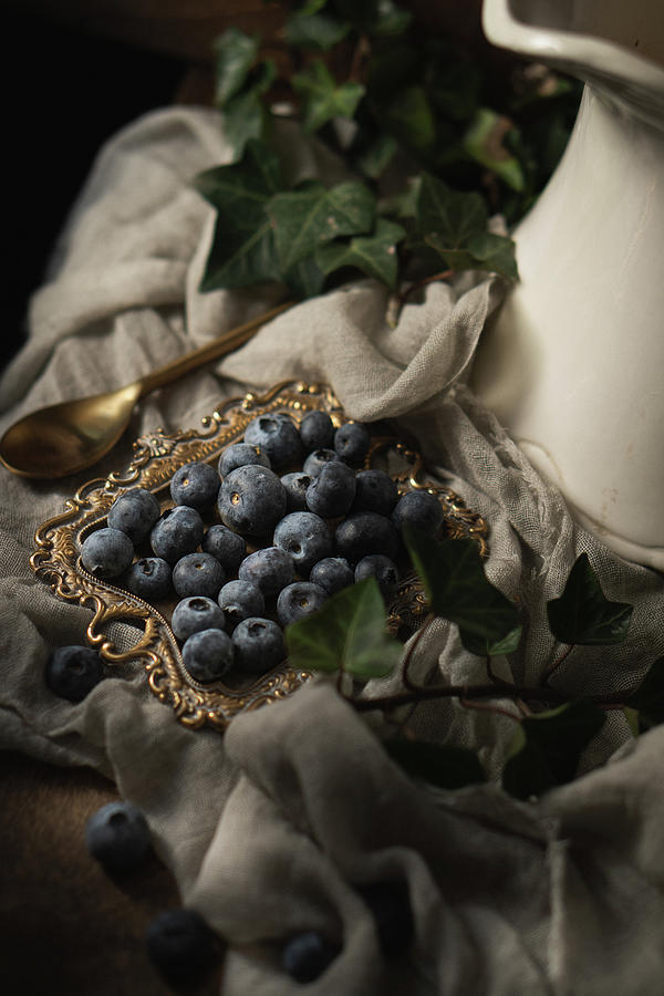 Blueberries for Breakfast Photograph by Iris Greenwell