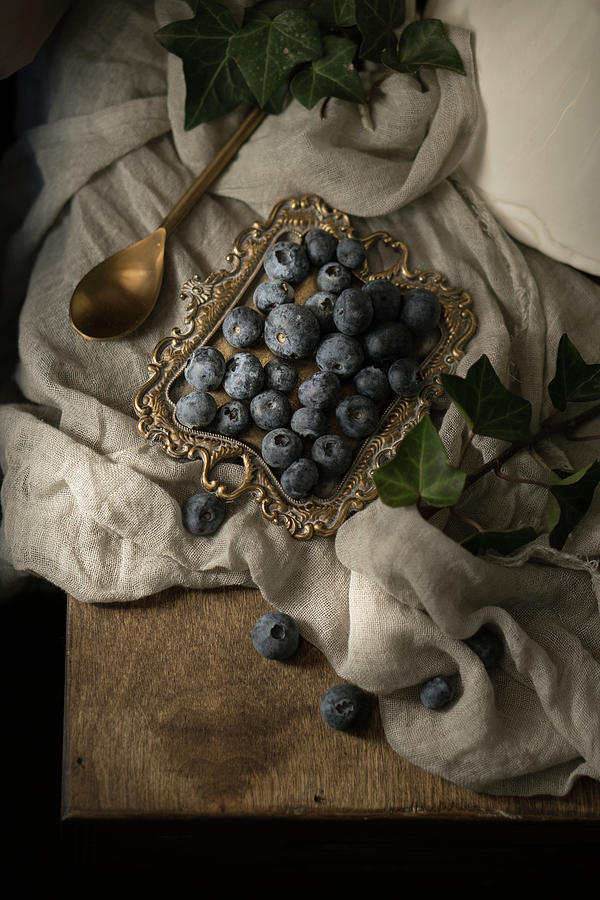 Blueberries  Photograph by Iris Greenwell
