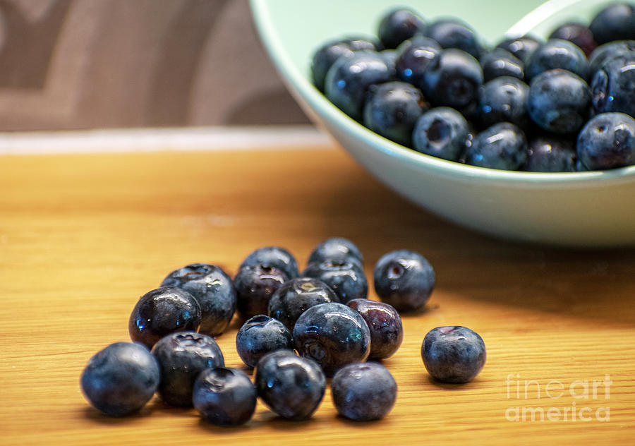Blueberries Photograph by Nina Ficur Feenan