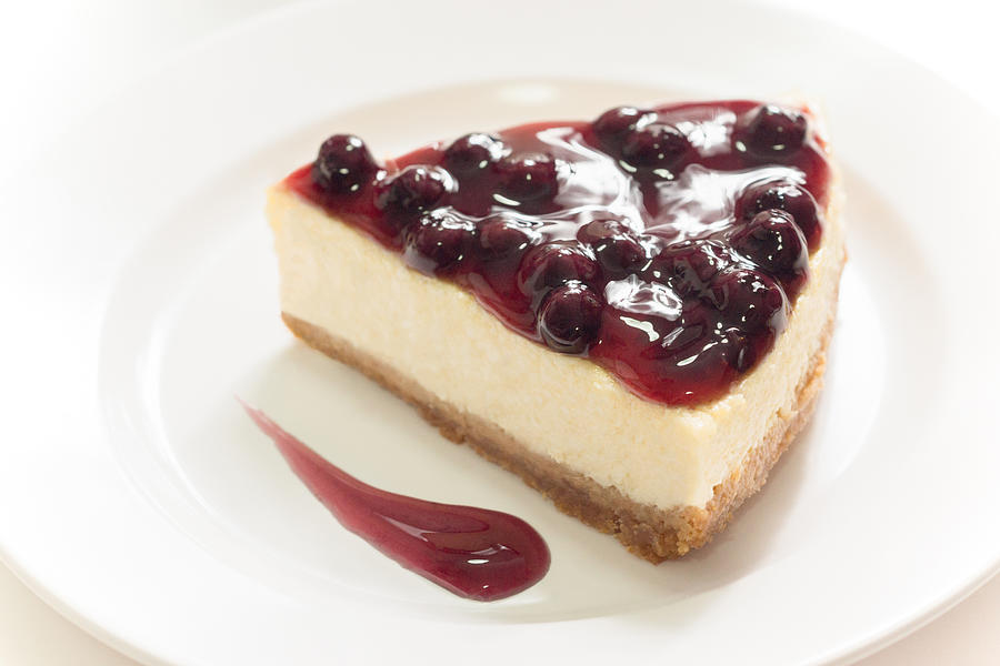 Blueberry Cheesecake Photograph by Lifeispixels
