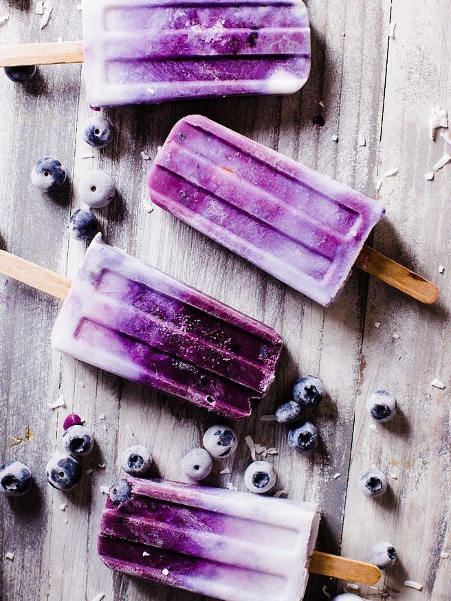 Blueberry Icecream Stick Mixed Media by Nastja Stamenkovic - Pixels