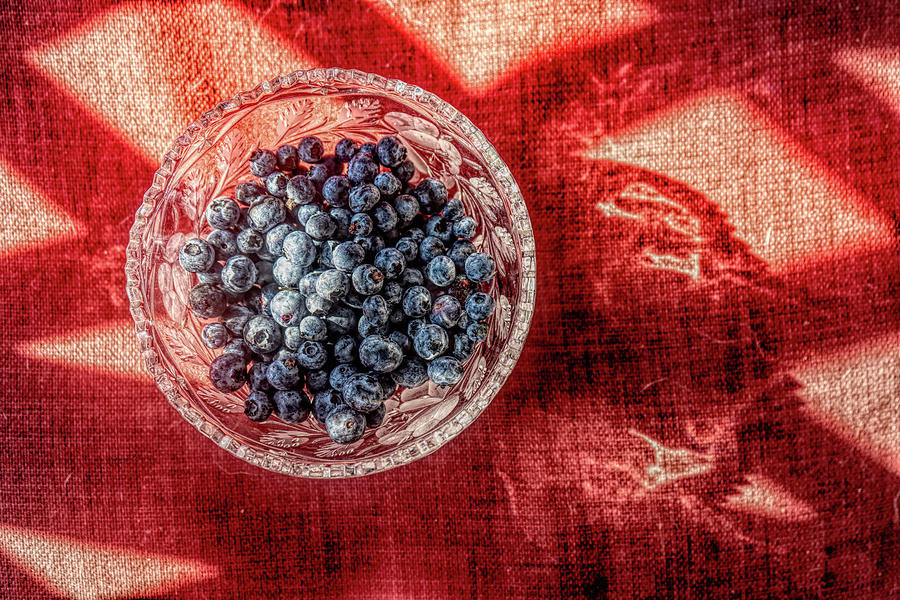 Blueberry Red Photograph by Sharon Popek