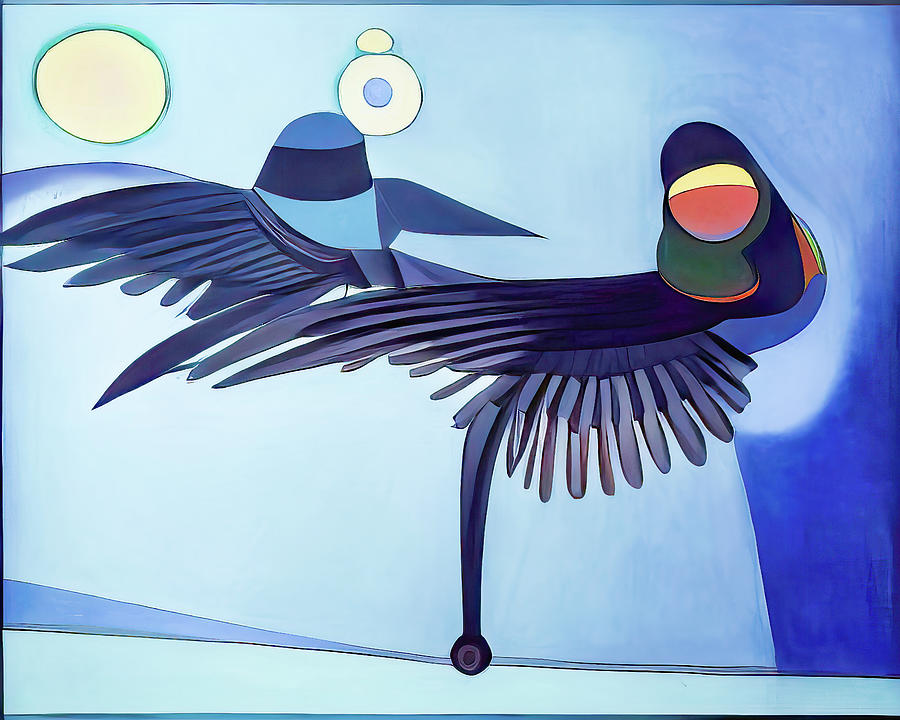 Bluebird 018 Digital Art by Mikko Paartola