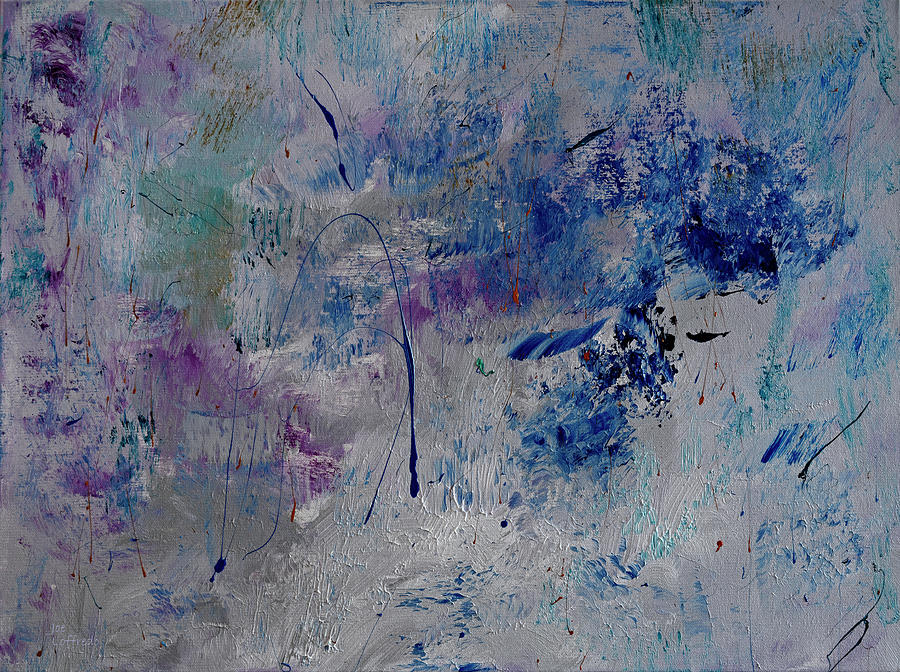 Bluebird In Wisteria Painting by Joe Loffredo