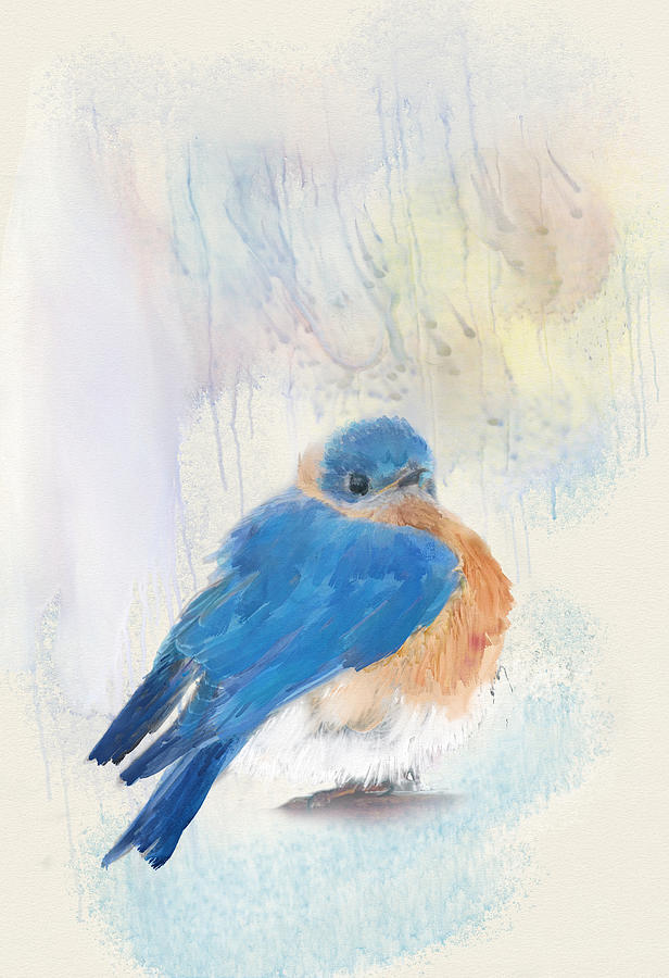 Bluebird Of Happiness Digital Art by Sue Capuano