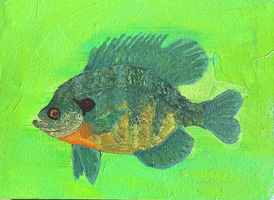 Bluegill Painting by Robert Springs - Fine Art America