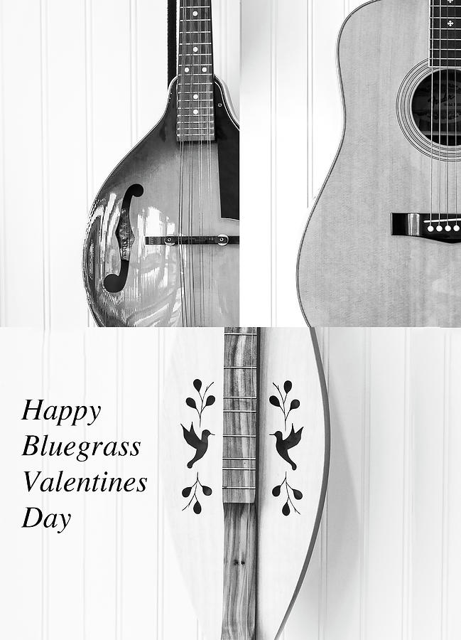 Guitar Still Life Photograph - Bluegrass Valentine by Phil And Karen Rispin