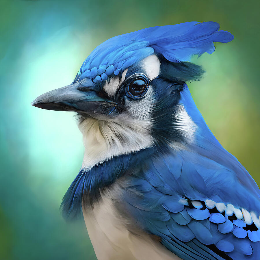 Bluejay Bird Photograph by Jim Vallee