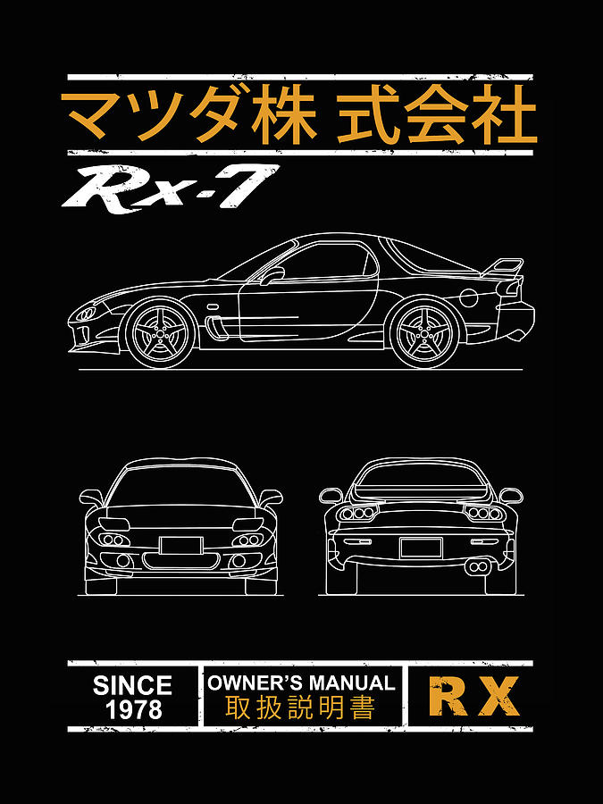 Mazda rx 7 blueprint