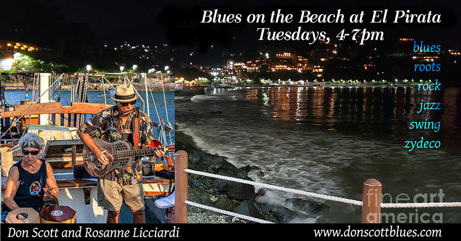Blues On The Beach Photograph by Rosanne Licciardi